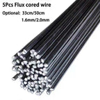 5Pcs Aluminum Welding Rods Flux Cored Wire 1.08/1.64ft for Automotive Repair
