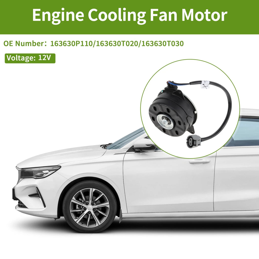 Engine Cooling Fan Motor No. 163630P110, 163630T020 for Toyota Corolla (2009–2019)