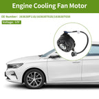 Engine Cooling Fan Motor No. 163630P110, 163630T020 for Toyota Corolla (2009–2019)