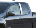 2pc. Luxury FX Stainless Steel Pillar Posts for 2015-2022 GMC Canyon 2D EXT Cab