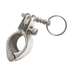 Bimini Top Clamp with Hinged Jaw for 22mm or 25mm Rod (Stainless Steel 316)