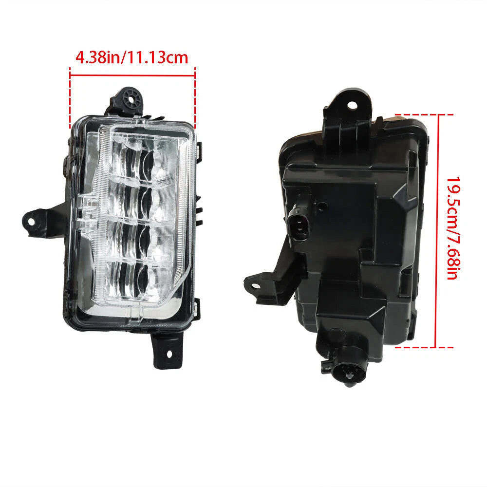 LED Fog Lights for GMC Sierra 1500 AT4/Denali/SLT (2019–2021) Pair