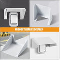Set of 4 Wireless Outdoor Doorbell Covers Waterproof White ABS