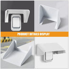 Set of 4 Wireless Outdoor Doorbell Covers Waterproof White ABS