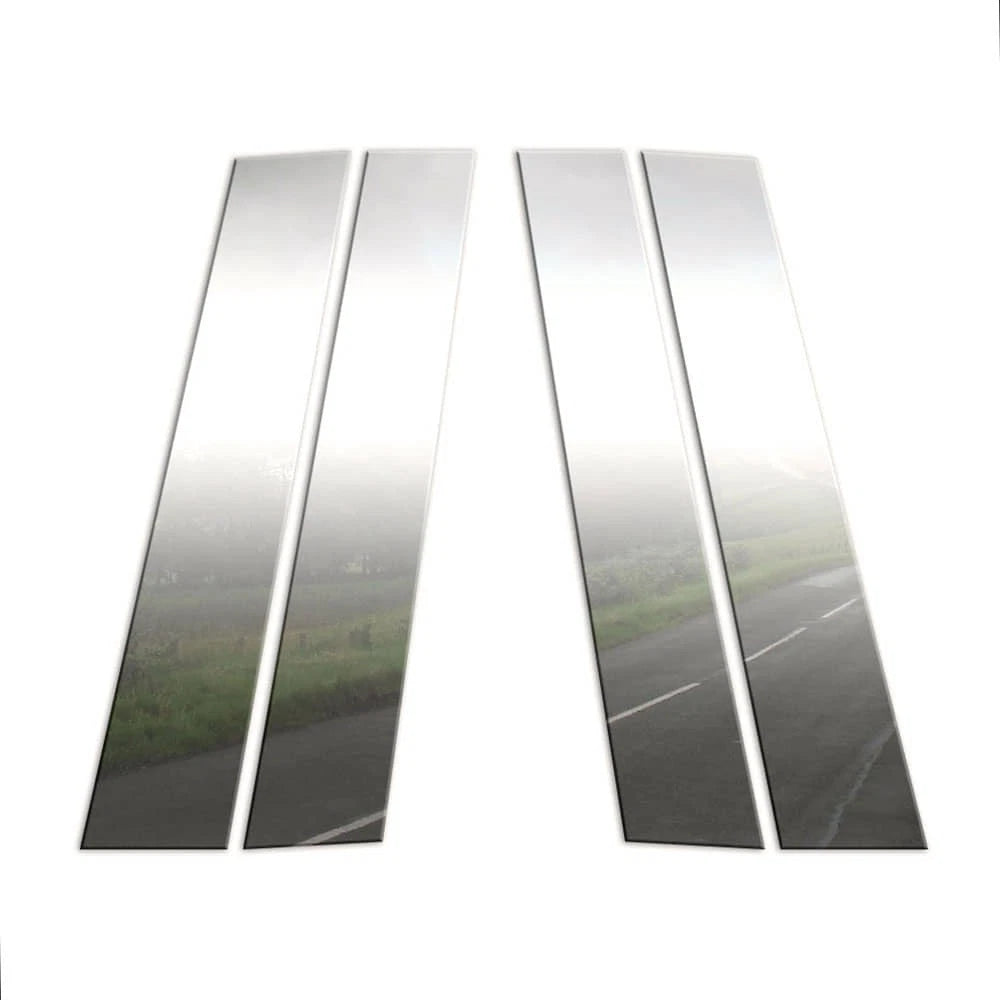 4Pc Chrome Pillar Post Covers Replacement for Cadillac DeVille (2000–2005)
