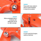 4x Emergency Safety Hammer Window Breaker Tool for All Vehicles