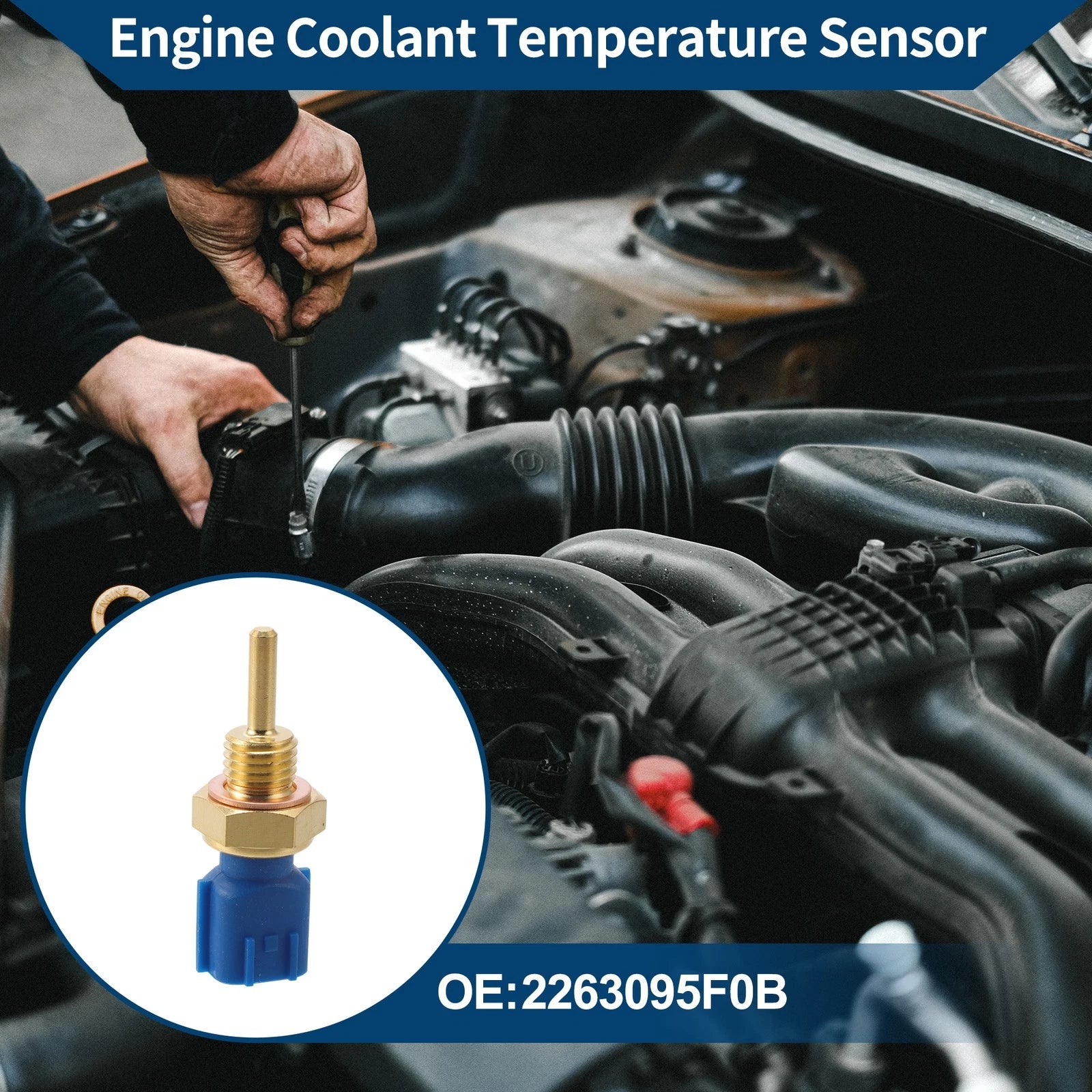 Engine Coolant Temperature Sensor for Nissan (2000–2006) No. 22630-95F0B