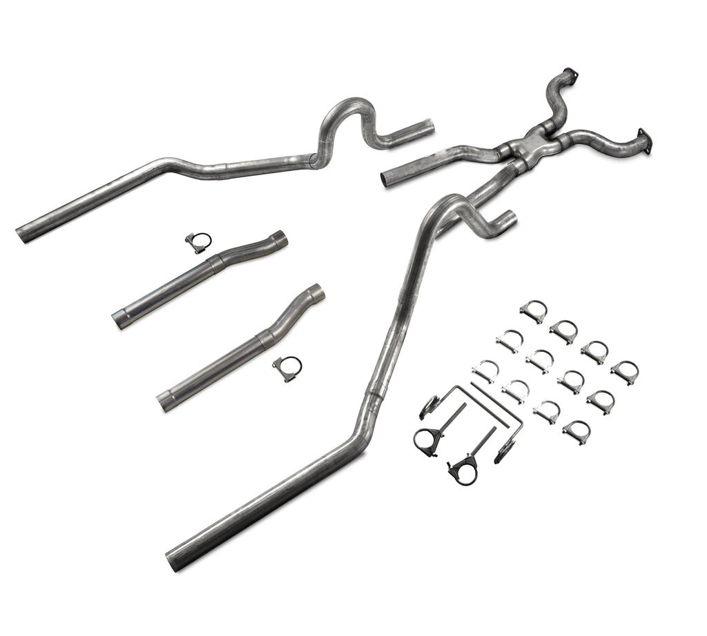 2.5" Dual Exhaust Straight Pipe Kit for Ford Crown Victoria P71 (2004–2011)