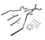 2.5" Dual Exhaust Straight Pipe Kit for Ford Crown Victoria P71 (2004–2011)
