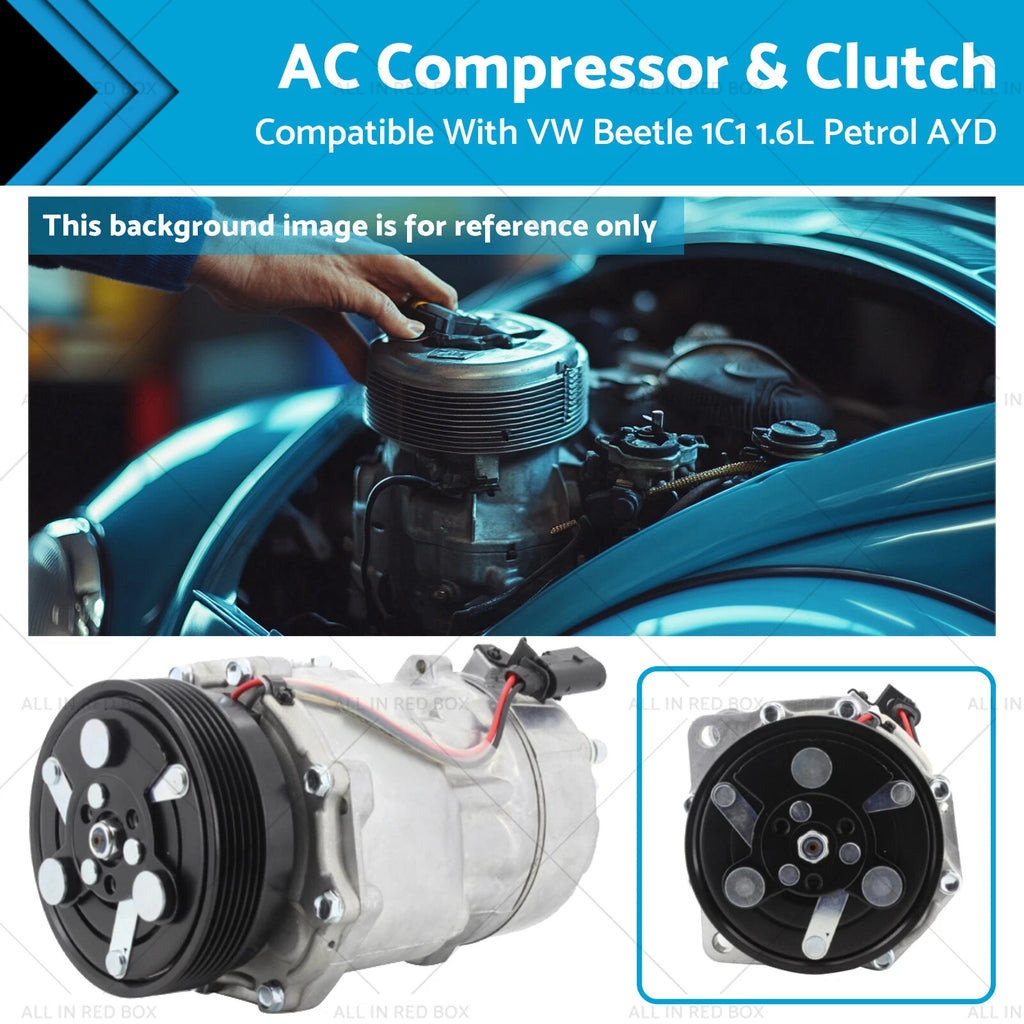 AC Compressor with Clutch for VW Beetle (2001–2007)