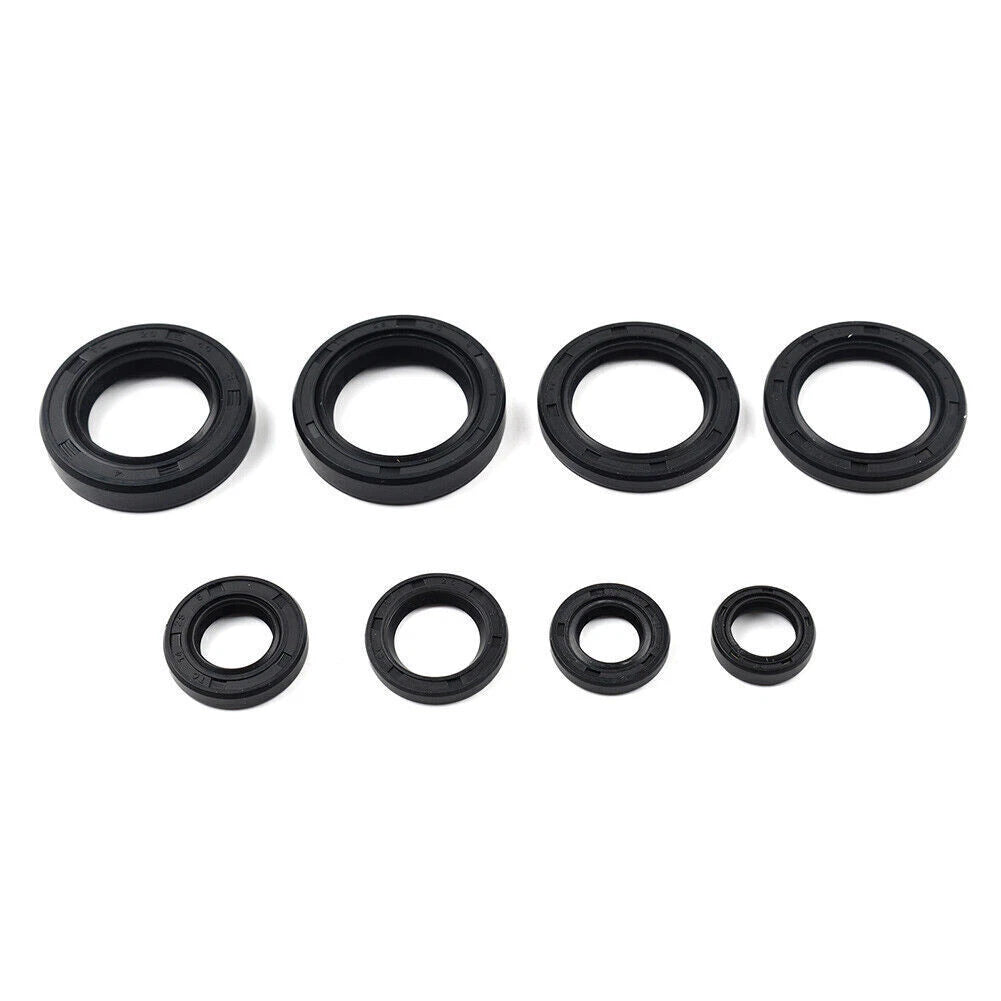 8Pcs Engine Oil Seal Kit for Yamaha DT125 DT175 MX125 MX175 IT175 YZ125 (1974–1983)