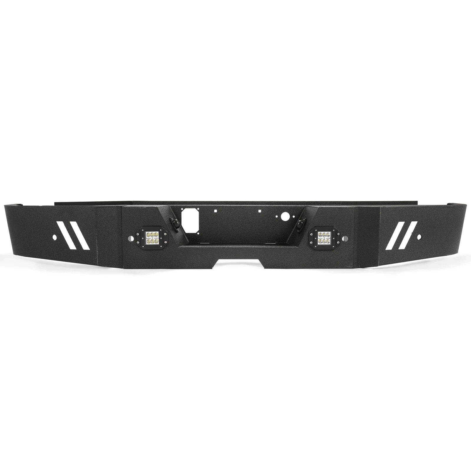 Black Steel Rear Bumper with LED for GMC Sierra 2500HD/3500HD (2015–2019)