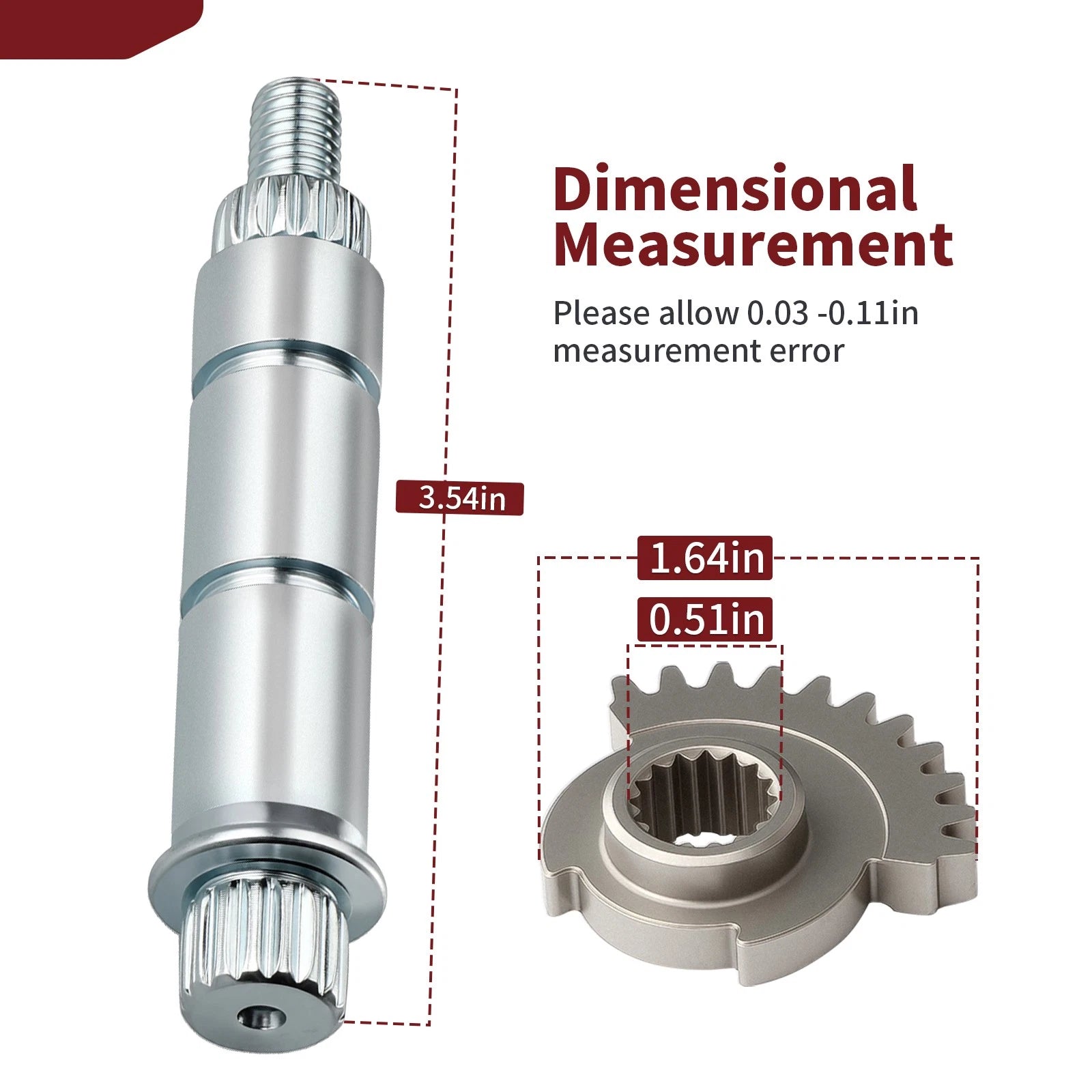 Gear Selector & Shift Shaft for Polaris Ranger 500 570 900 1000 (2013–2023) 3233832 3235238
