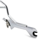 Chromed Holdfast 2-Up Luggage Carrier Rack for Harley FLFB FLFBS FXBR RXBRS (2018–2023)