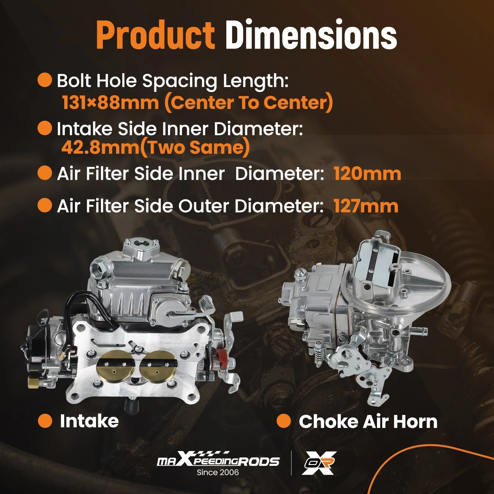 2 Barrel Carburetor for Chevrolet (1965-1985)