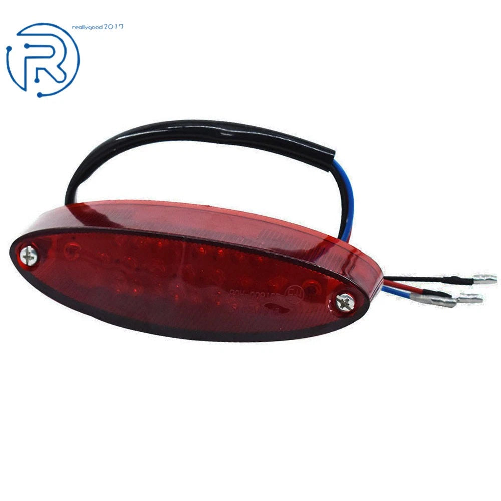 LED Brake Stop Running Tail Light for Universal Motorcycle Bobber ATV Dirt Bike