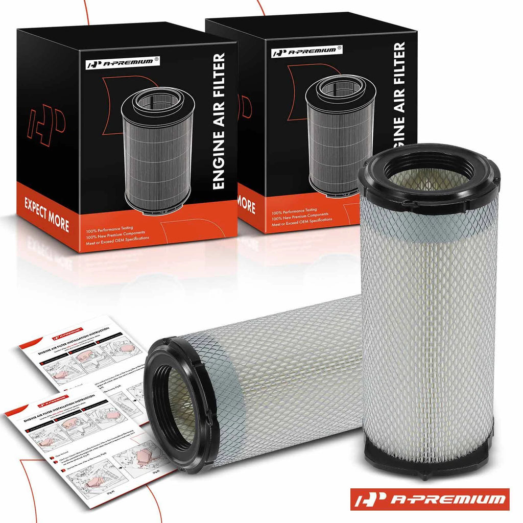 2X Engine Air Filter for Chevy Express 2500 3500 GMC Savana (2017–2022)