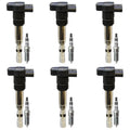 Set of 6 Ignition Coils & NGK Spark Plugs for Ford Flex Taurus (2009–2019)