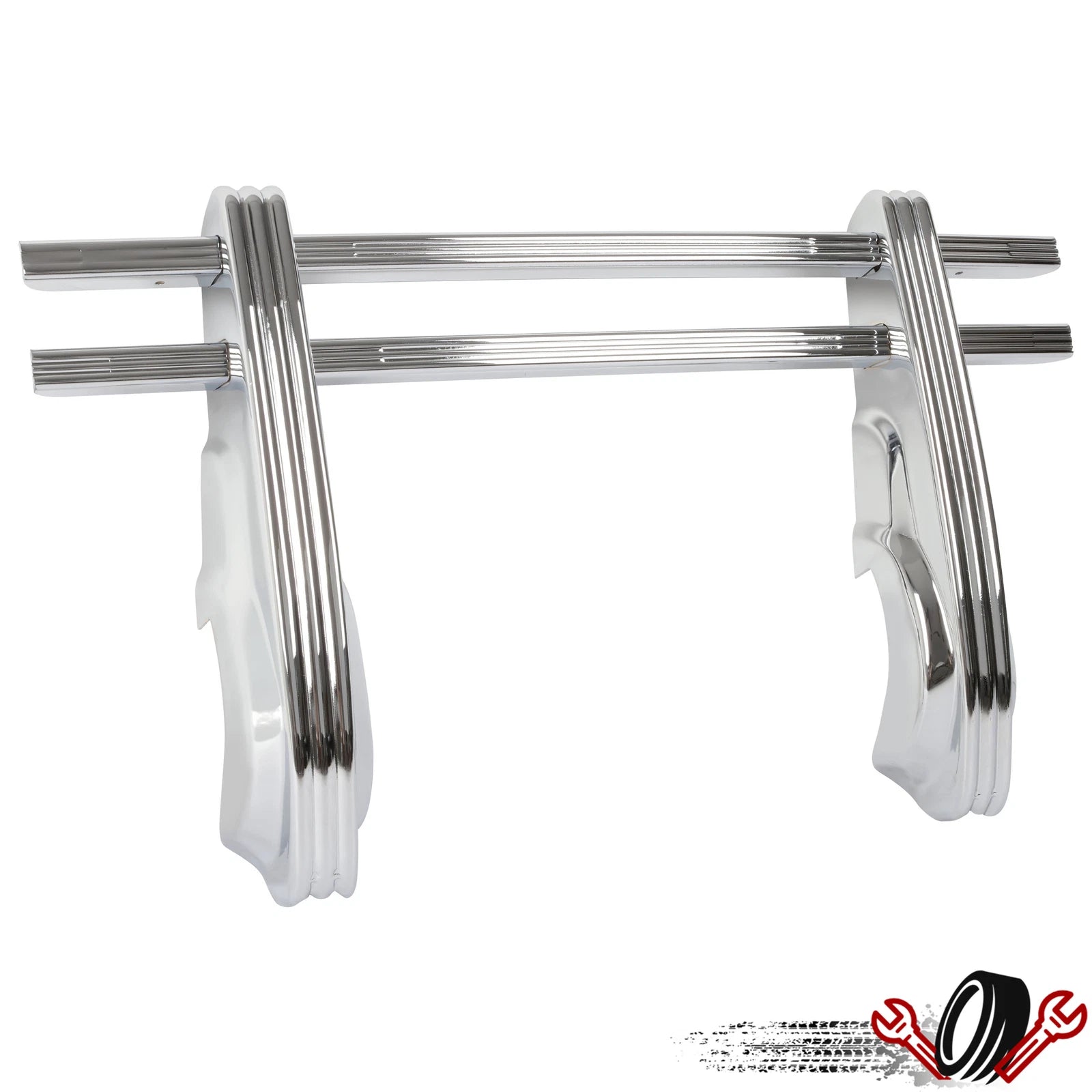 Chrome Front Bumper Brush Grille Guard for Chevy Truck (1947–1954)