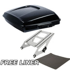 Black Razor Trunk & Mount Rack for Harley Touring Electra Road Glide (2014–2023)