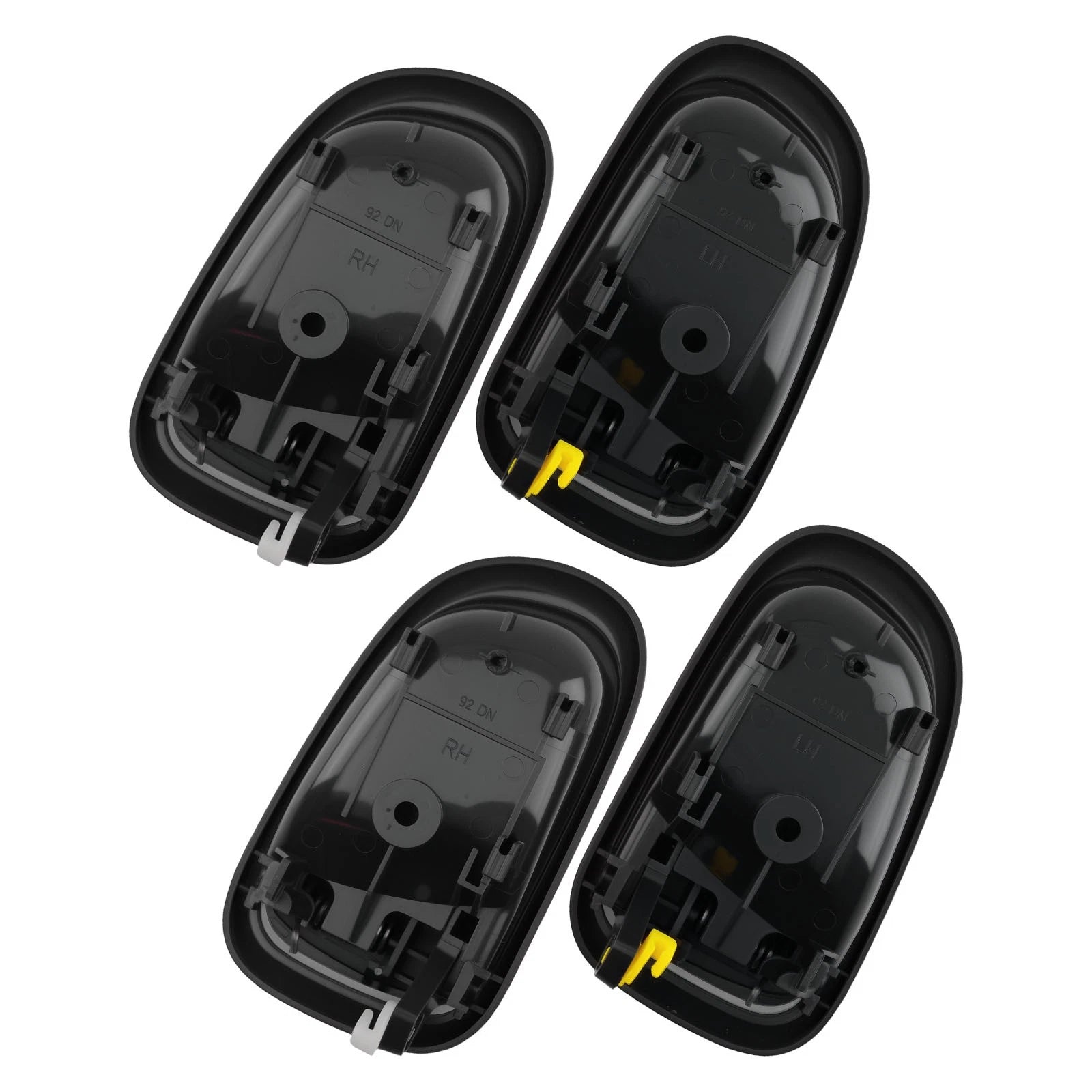 Interior Door Handle for Toyota Corolla LE (1993–1995) Black Set of 4