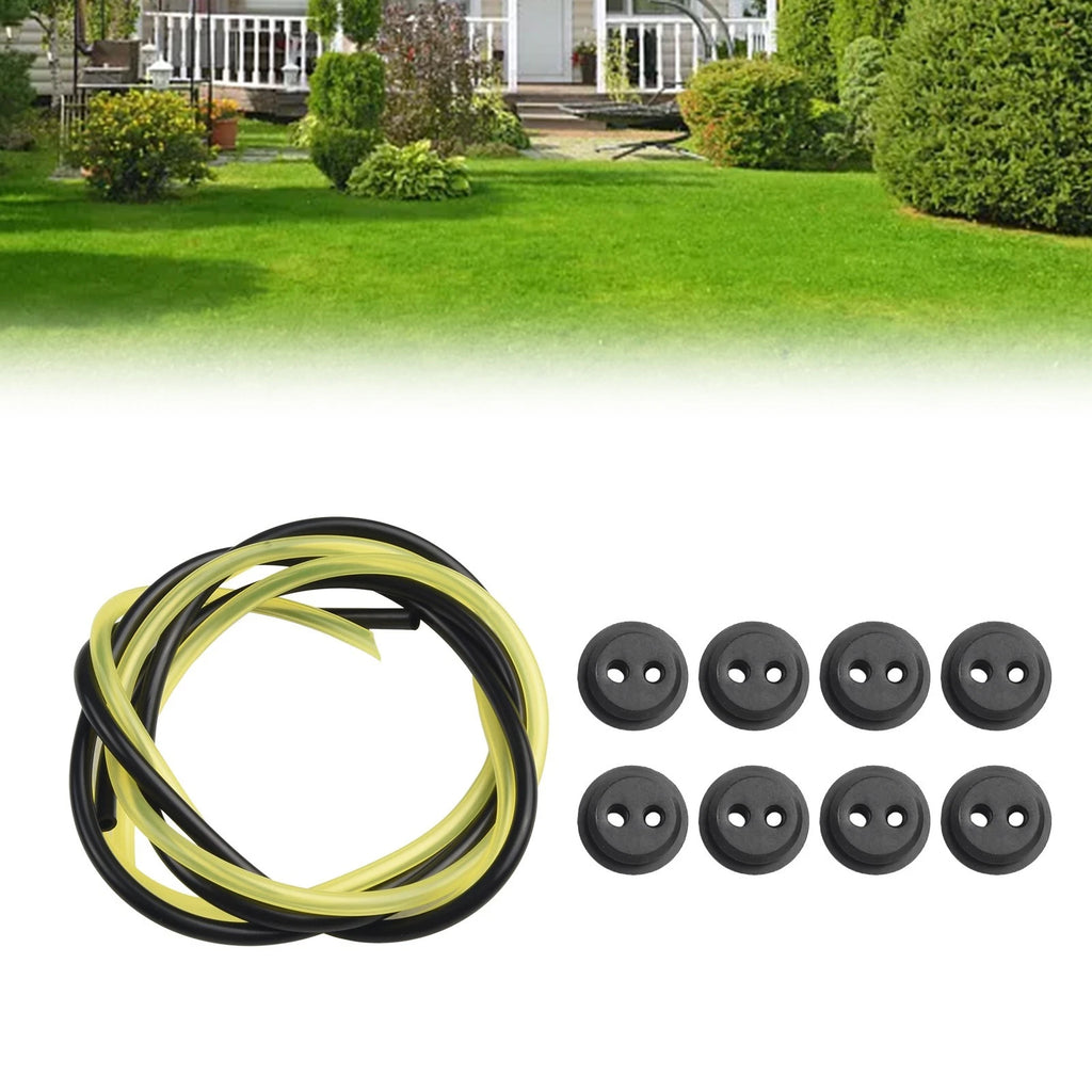 12pc Rubber Fuel Tank Grommet with Fuel Line Pipe for Brush Cutter