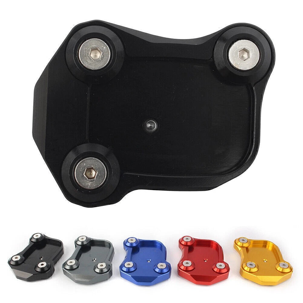 Kickstand Side Stand Extension Plate Pad for Honda CB650F CBR650F (2014–2018) Black