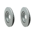 Set of 2 Front 345mm Disc Brake Rotors for A6 Quattro Macan Q5 S4 S5