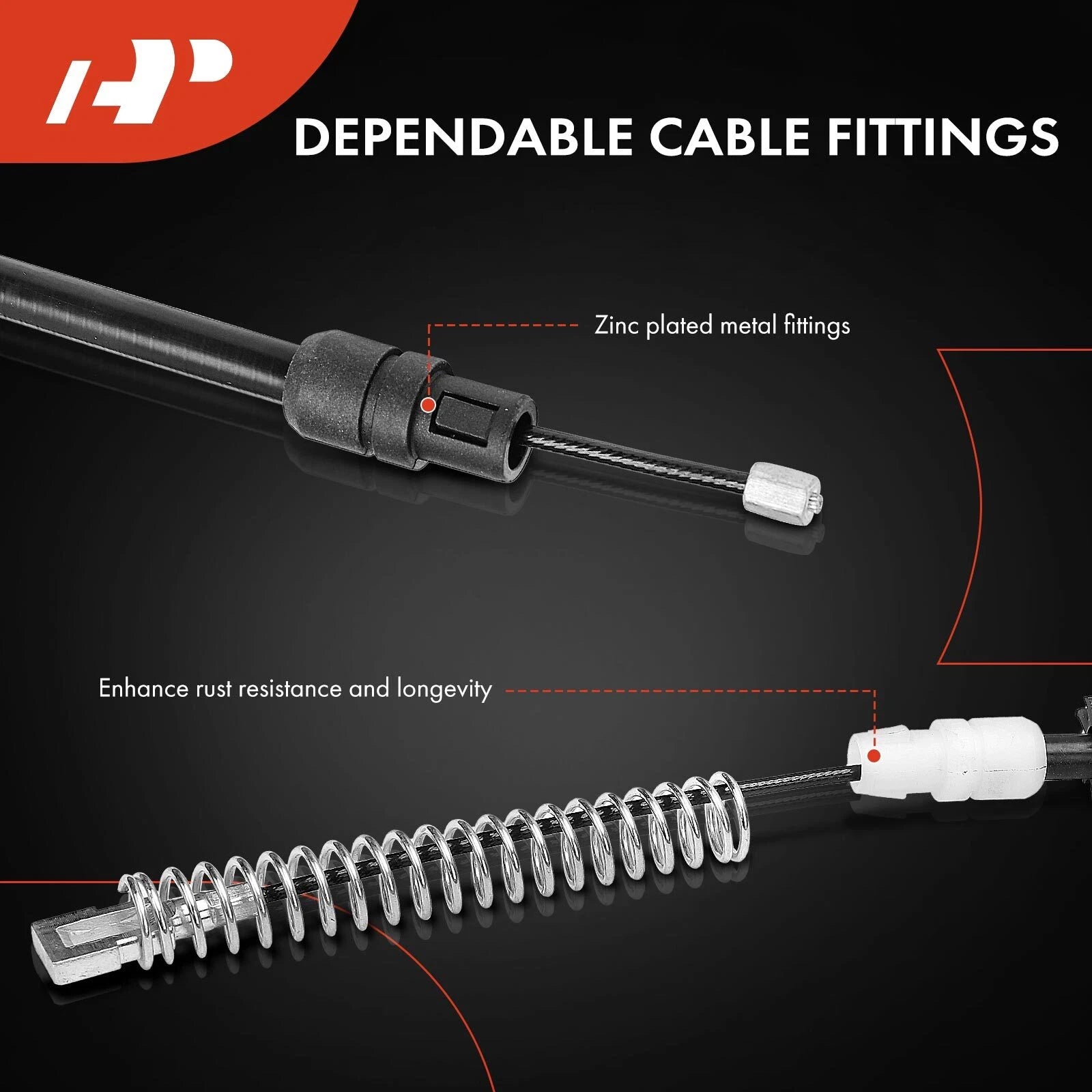 Rear Left Parking Brake Cable for Cadillac Escalade, Chevy Tahoe (2005–2006)