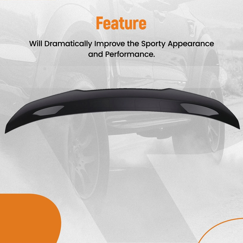 Rear Trunk Spoiler Wing Lip for Infiniti Q50 (2014–2024) ABS Painted