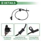 ABS Wheel Speed Sensor No. 4779642AA for Dodge Challenger (Year Range)