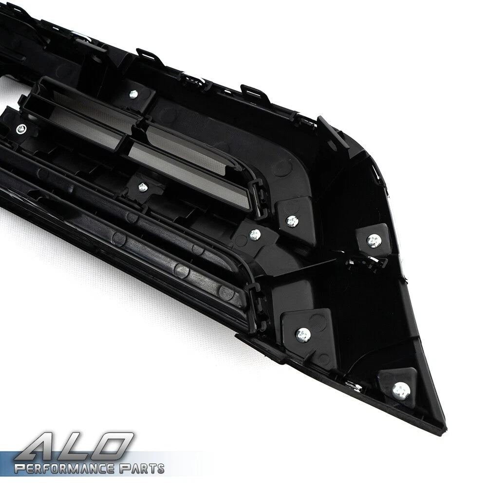 Front Bumper Upper Grille for Honda CR-V (2010–2011) Black Chrome