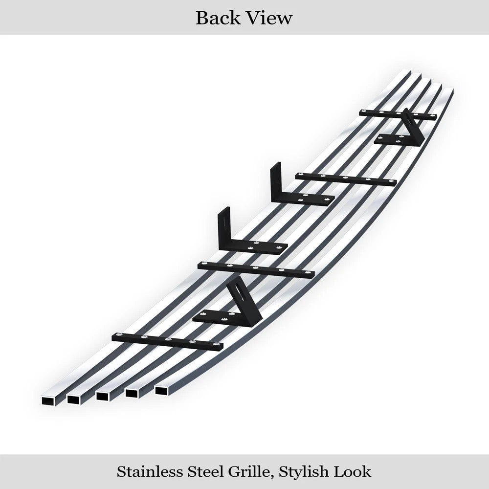 Polished Chrome Billet Grille Insert for Ford Focus (2000-2004)