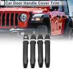 Door Handle Cover Trim for Toyota Prius (2010–2015) Carbon Fiber Black