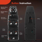 Power Window Switch with Folding Mirrors for BMW X1 (2016-2018)