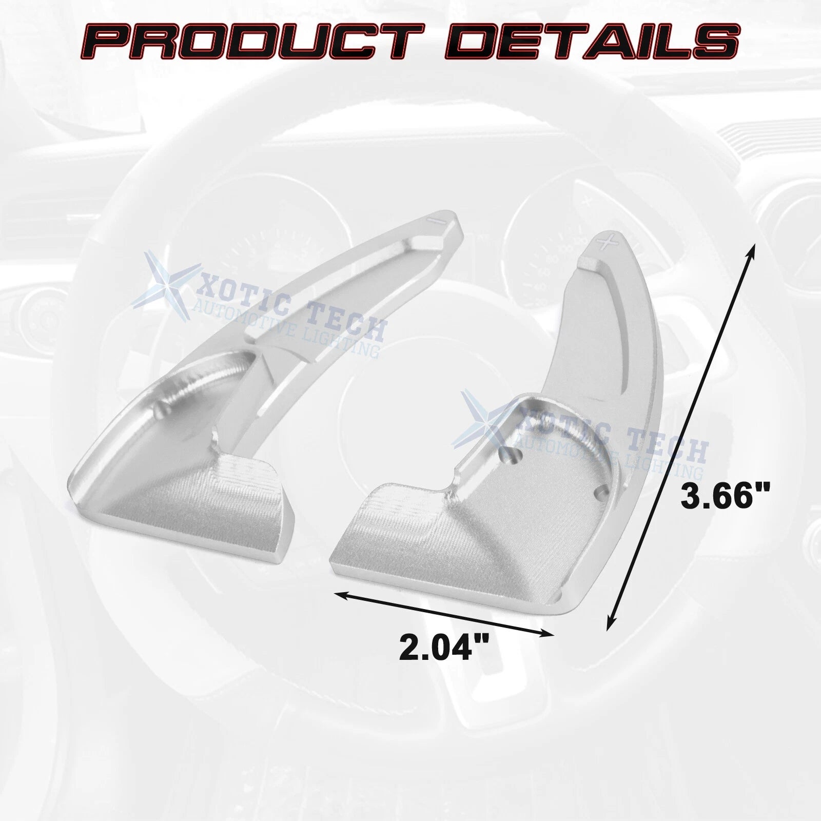 Aluminum Paddle Shifter Extension for Dodge Charger Challenger Durango (2015-2024)