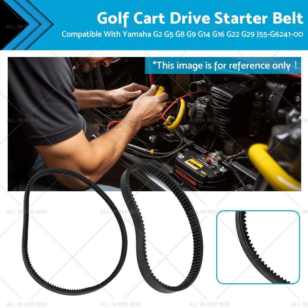 Drive Starter Belt for Yamaha Golf Cart G2 G5 G8 G9 G14 G16 G22 G29