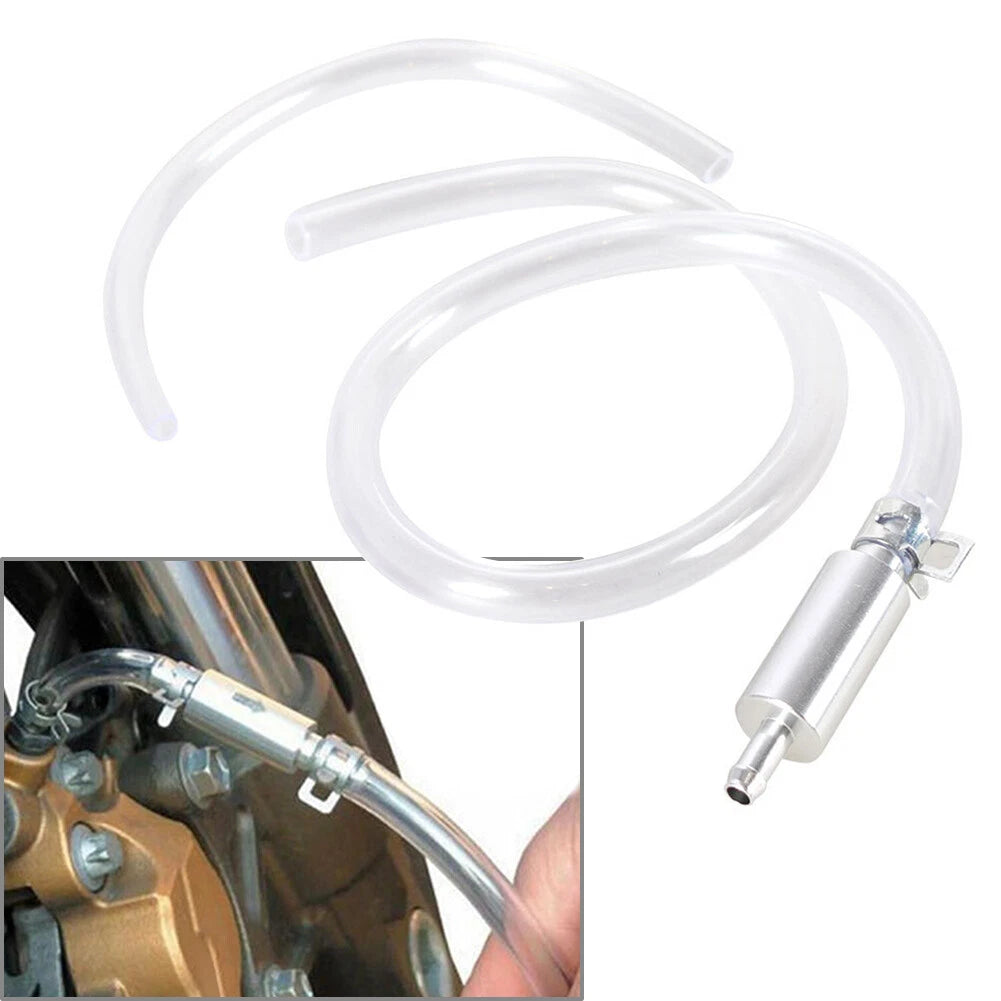 Clutch Brake Bleeder Hose One Way Valve Tube Tool Set for Car Motorcycle