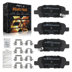 Rear Brake Pads Set for Nissan Juke Maxima Murano Pathfinder Rogue (2011–2023)