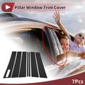 Door Pillar Window Trim for Ford Explorer (2002–2010) Black