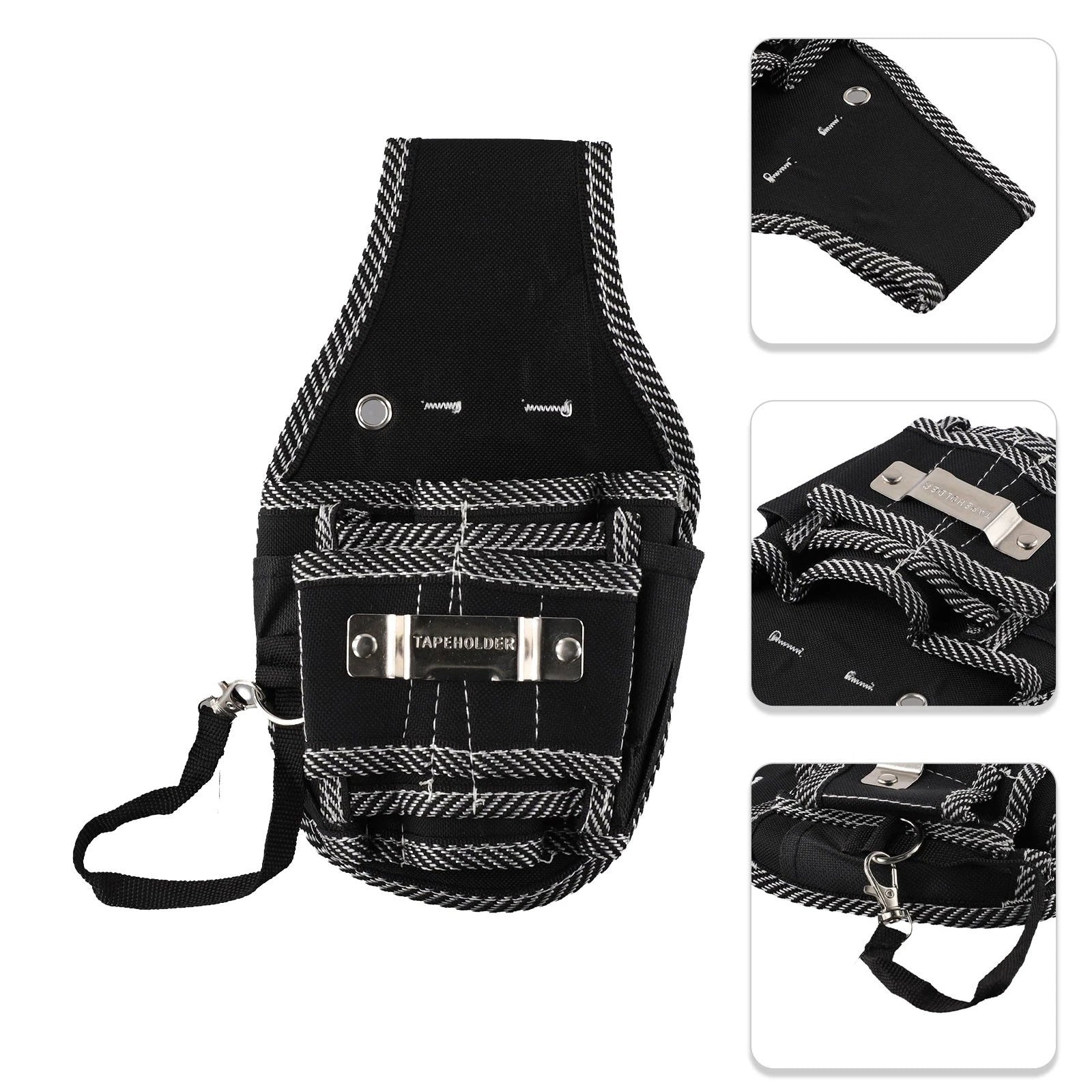 Tool Bag for Universal Use (10.63" x 4.33" x 2.76") - 9 Sleeves, Black