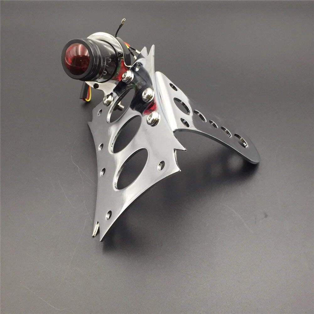 Chrome License Bracket for Harley Touring Bobber Chopper