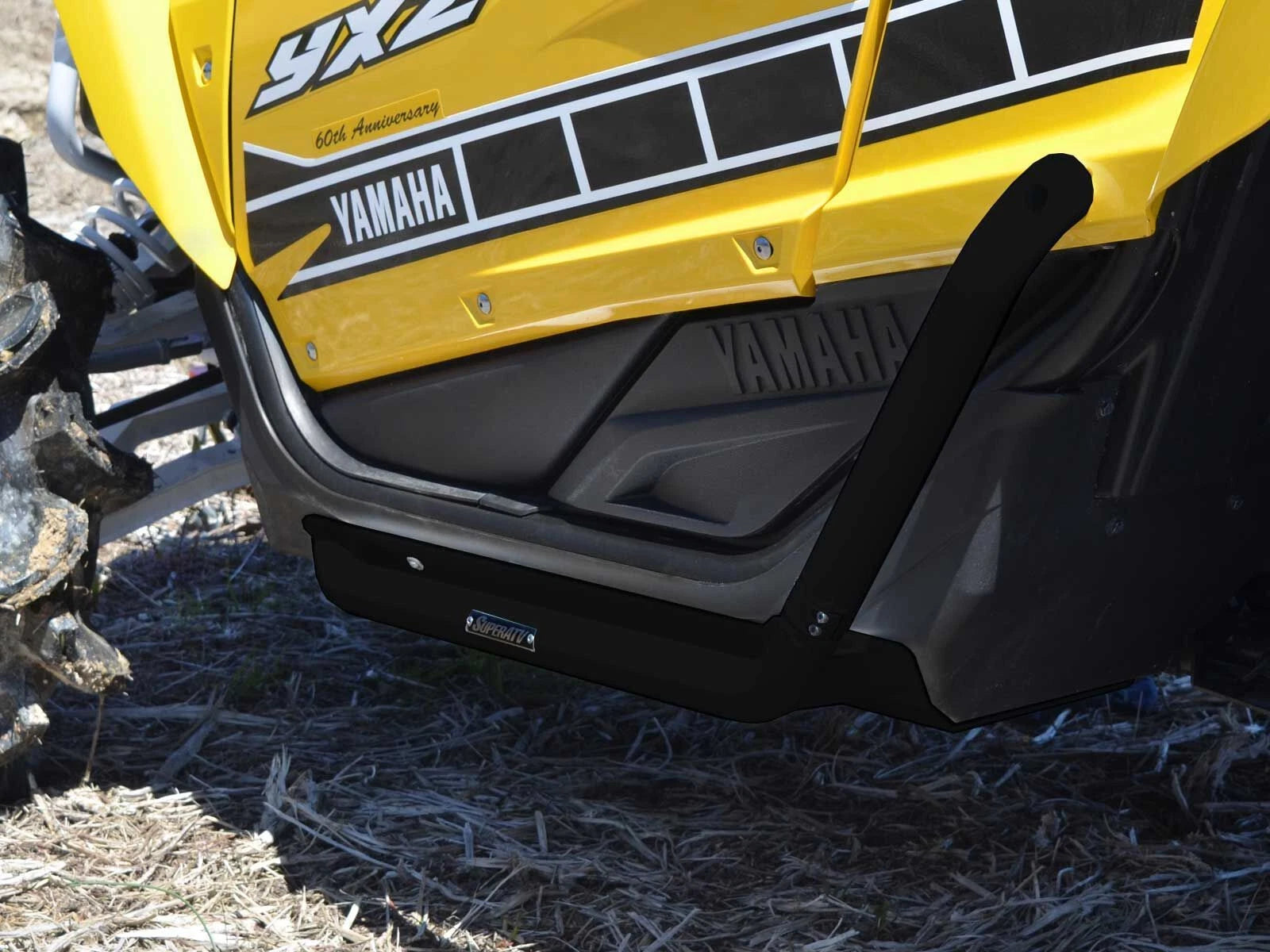 Heavy Duty Nerf Bars for Yamaha YXZ (2016–2023) - Rock Sliders, Wrinkle Black