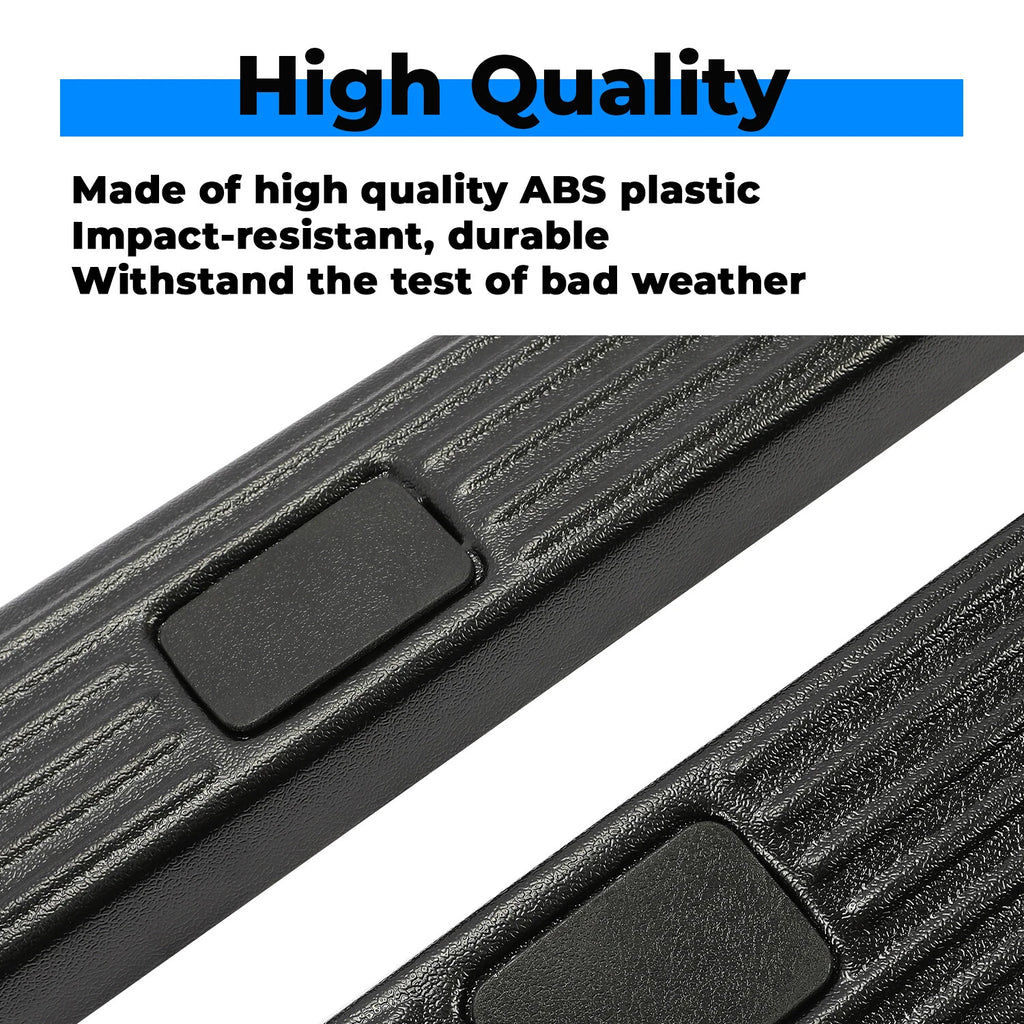 Set of 2 Side Rail Top Molding Covers for Ford F250 F350 Super Duty (2002–2016)