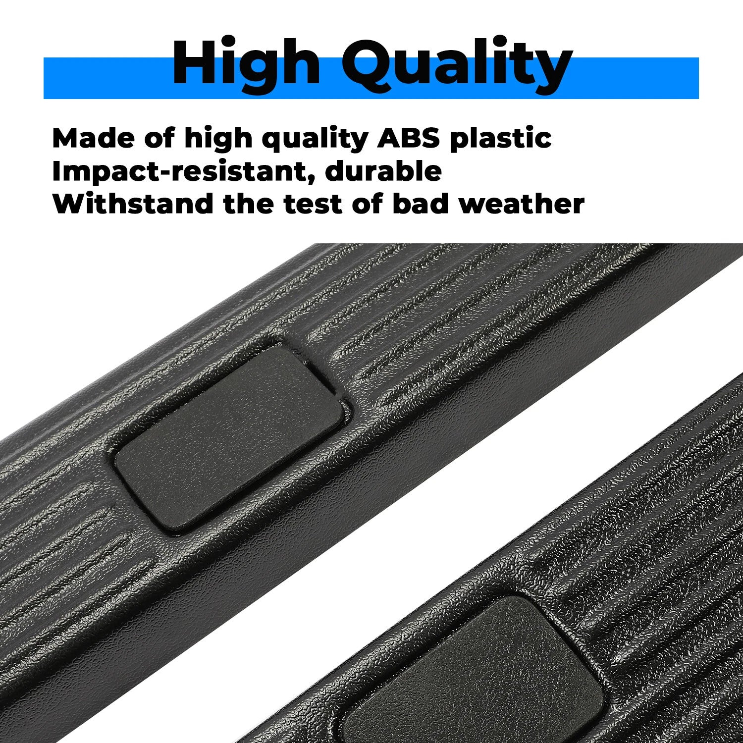 Set of 2 Side Rail Top Molding Covers for Ford F250 F350 Super Duty (2002–2016)