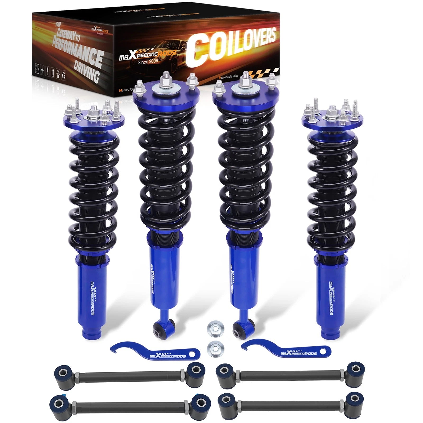 Coilovers & Rear Camber Arm Kit for Honda Accord (2003–2007)
