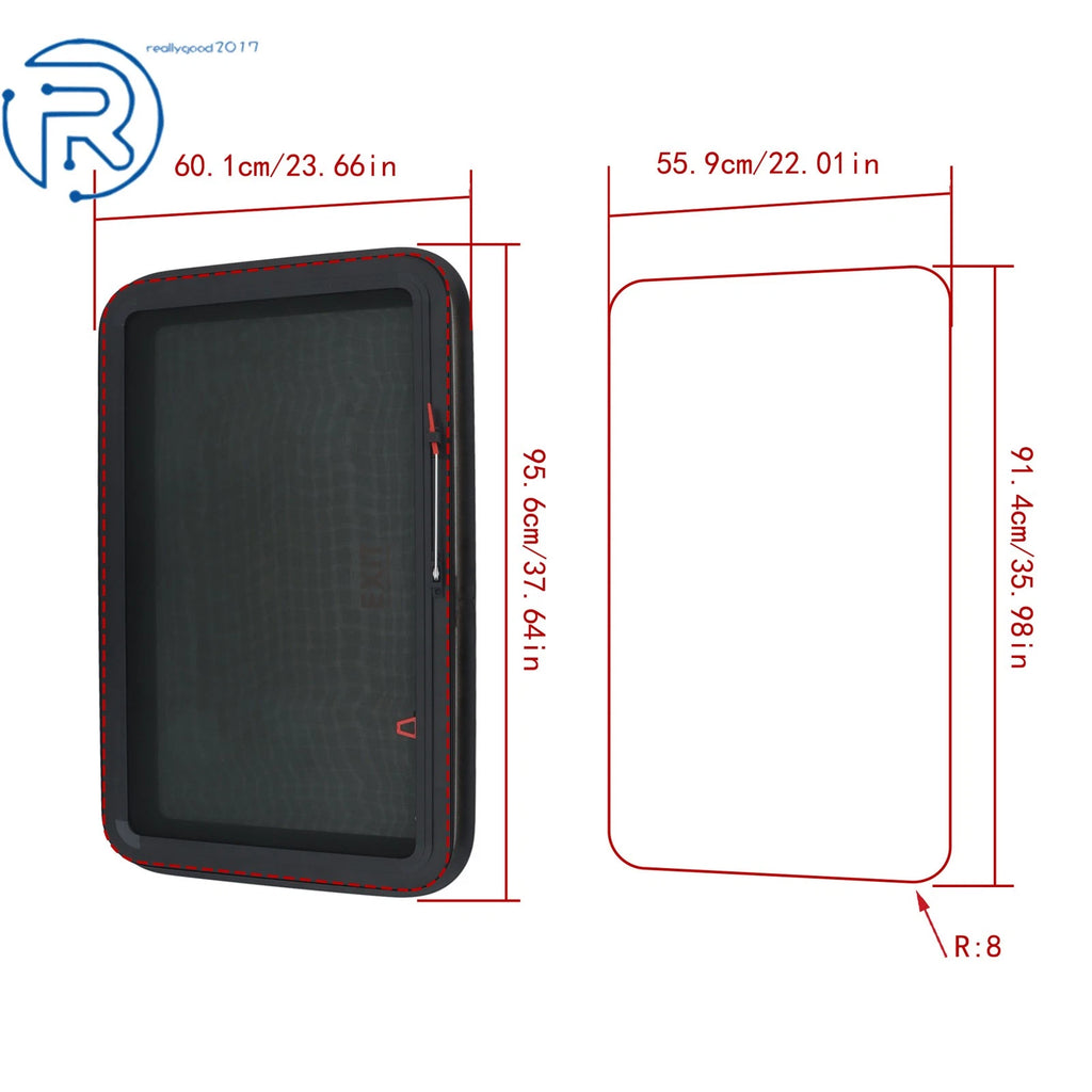 Emergency Push Out Window for RV (36" W x 22" H)