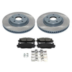 DuraGo Front Rotors & Bosch QuietCast Ceramic Brake Pads Kit for Avalon ES350 (2005–2018)