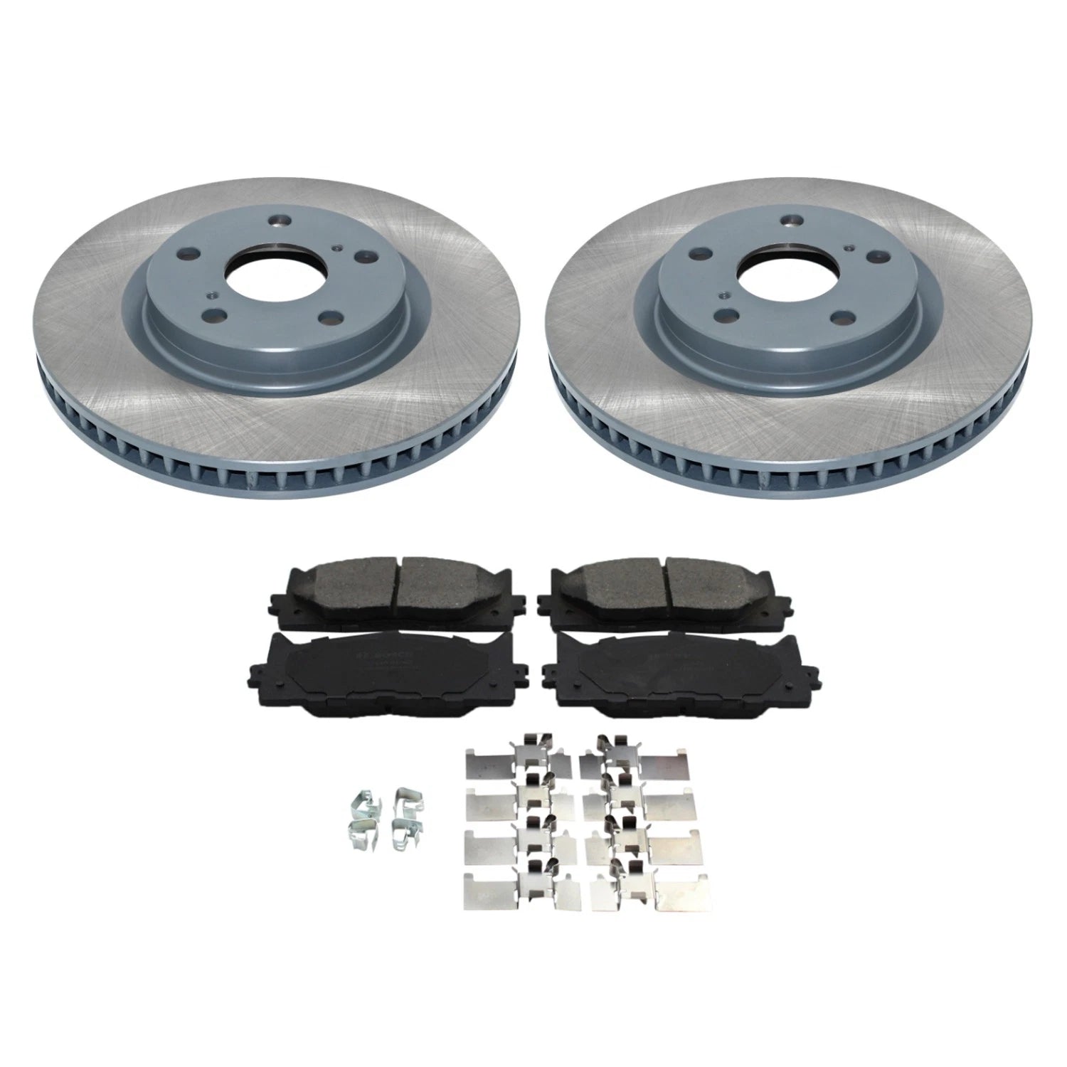 DuraGo Front Rotors & Bosch QuietCast Ceramic Brake Pads Kit for Avalon ES350 (2005–2018)