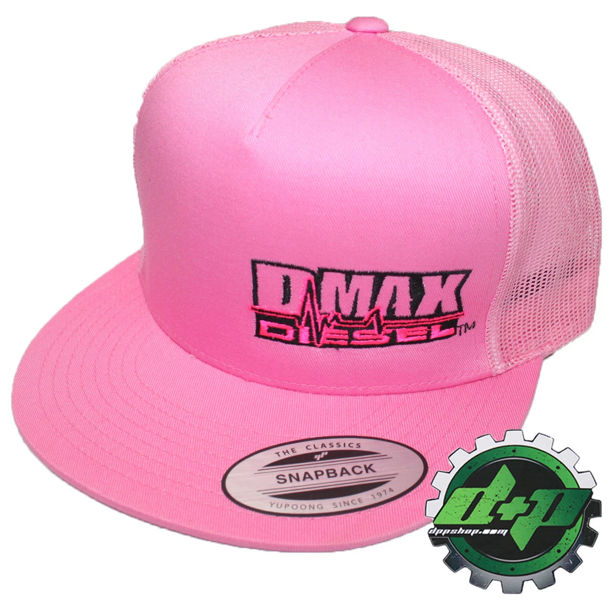 DMAX Diesel Trucker Cap for Duramax (2011–2023) - Pink Mesh Hat